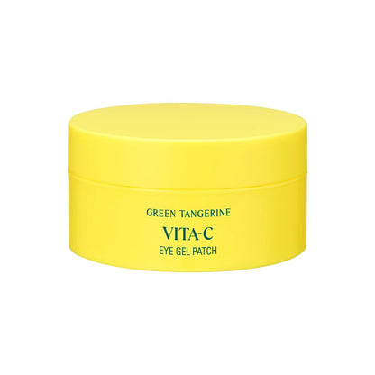 GOODAL Green Tangerine Vitamin C Eye Patches ALPHA – 25% Thicker Hydrogel Under Eye Patches for Puffy Eyes & Dark Circles, Korean Skincare, Radiant Glass Skin Look (60 Patches)