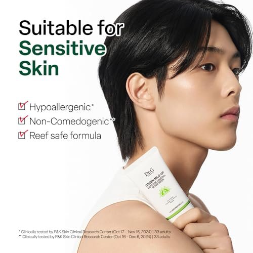 Dr. G Green Mild Up Defense Mineral Sunscreen SPF 50 - Broad Spectrum, Reef-Safe, Lightweight Korean Sunscreen for Sensitive Skin - Non-Greasy with Centella Asiatica - 1.69 fl oz - görsel 8