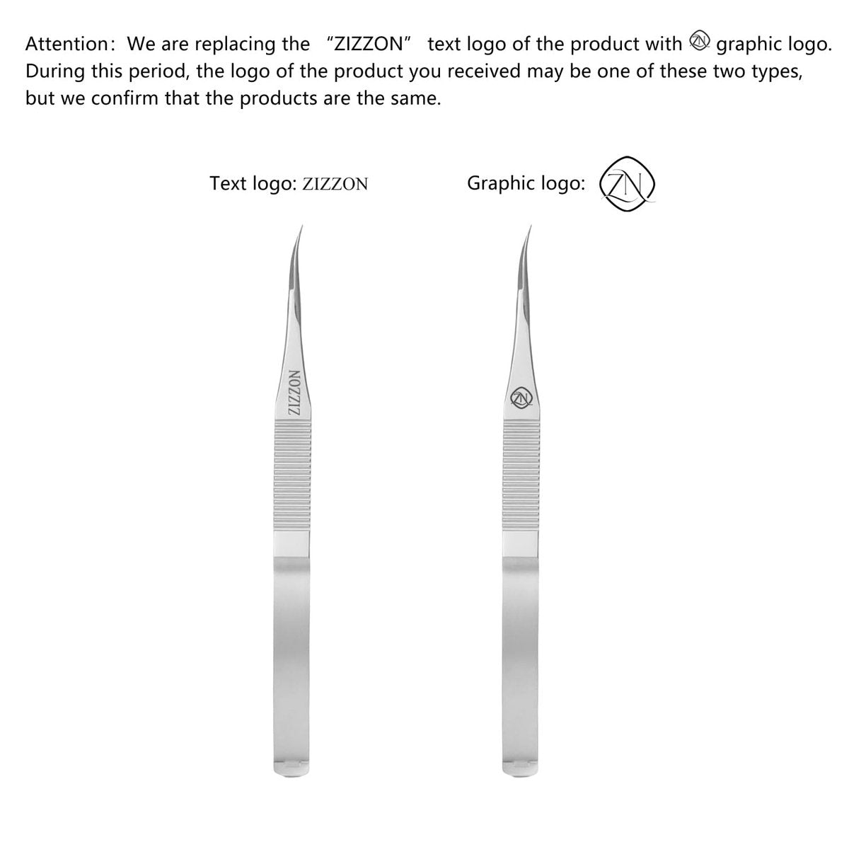ZIZZON Cuticle Scissors – Extra Fine Curved Professional Grooming Kit for Eyebrow, Eyelash, Nail & Dry Skin (Stainless Steel, Silver) Avelisse