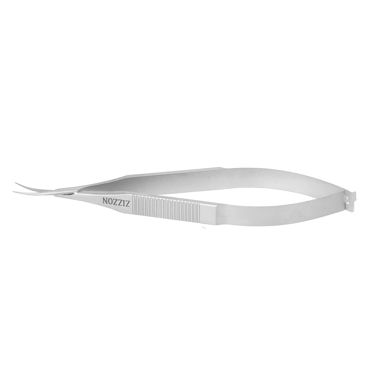 ZIZZON Cuticle Scissors – Extra Fine Curved Professional Grooming Kit for Eyebrow, Eyelash, Nail & Dry Skin (Stainless Steel, Silver) Avelisse