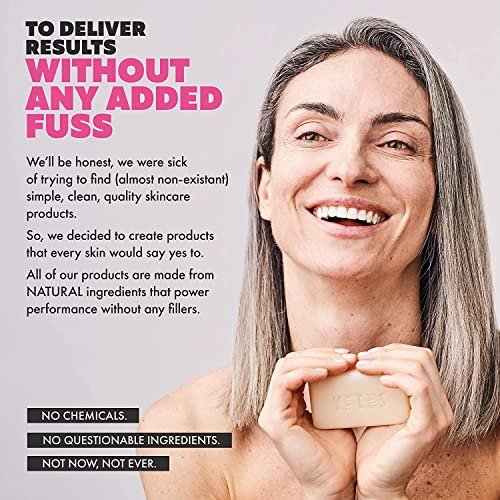 Skin Said Yes Organic Soap Bar Set of 8 - Natural Greek Soap with Shea Butter, Olive Oil, Lavender & Sandalwood, Aloe Vera & Cucumber Extract Avelisse