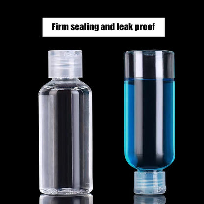 DNSEN 5 Pack 3.4oz Empty Plastic Travel Bottles for Toiletries - TSA Approved Leak Proof Squeezable Travel Size Containers