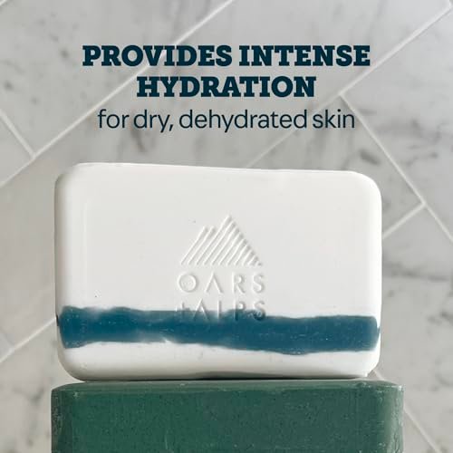 Oars + Alps Exfoliating & Moisturizing Bar Soap for Men - Deep Cleaning with Shea Butter & Coconut Oil, All Skin Types, 6 oz - görsel 15