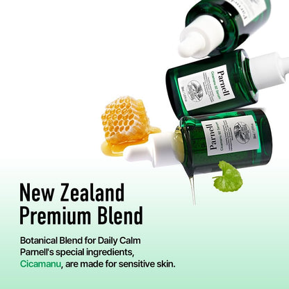 Parnell Cicamanu 92 Serum – Overnight Recovery & Deep Hydration with Melatonin, Centella Asiatica & Ceramide for Hyperpigmentation, 1.01 Fl Oz (30ml) Korean Skin Care Avelisse