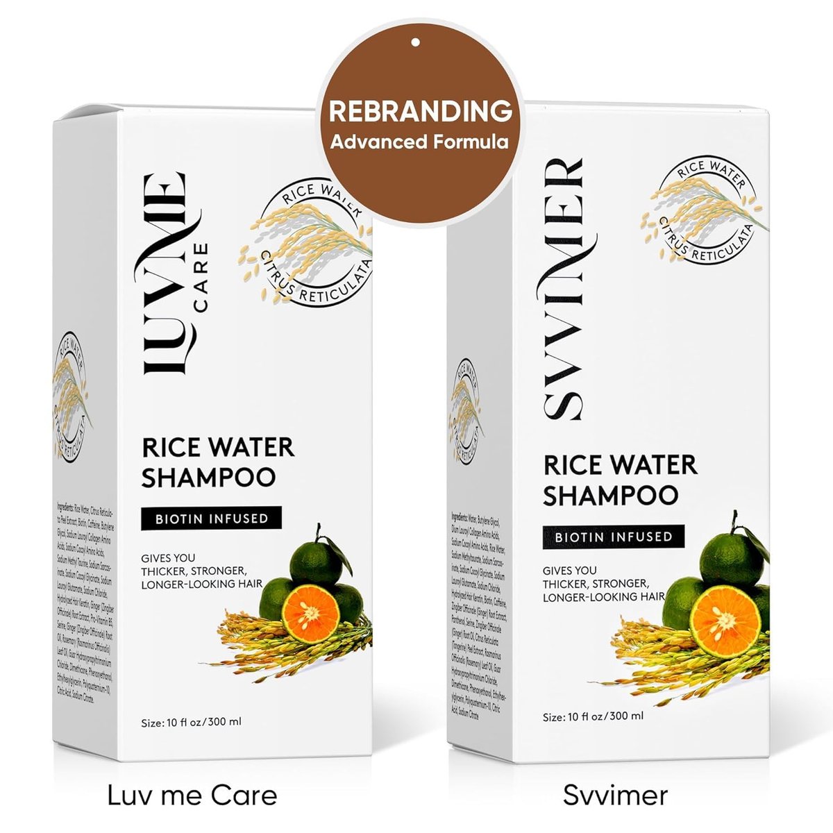 Rice Water Hair Thickening Shampoo with Biotin - Strengthening and Volumizing Shampoo for Thinning Hair, All Hair Types, Men and Women 10 Fl Oz Avelisse