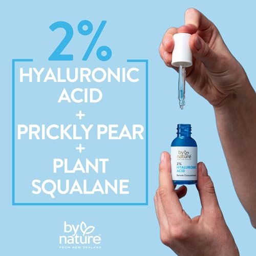 By Nature 2% Hyaluronic Acid Serum for Face & Neck – Deep Hydration Serum for Dry, Oily & Sensitive Skin – Lightweight Facial Serum, 1 fl oz Avelisse