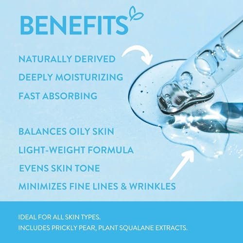 By Nature 2% Hyaluronic Acid Serum for Face & Neck – Deep Hydration Serum for Dry, Oily & Sensitive Skin – Lightweight Facial Serum, 1 fl oz Avelisse