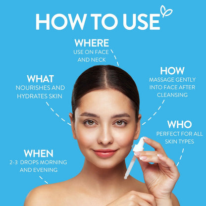 By Nature 2% Hyaluronic Acid Serum for Face & Neck – Deep Hydration Serum for Dry, Oily & Sensitive Skin – Lightweight Facial Serum, 1 fl oz Avelisse