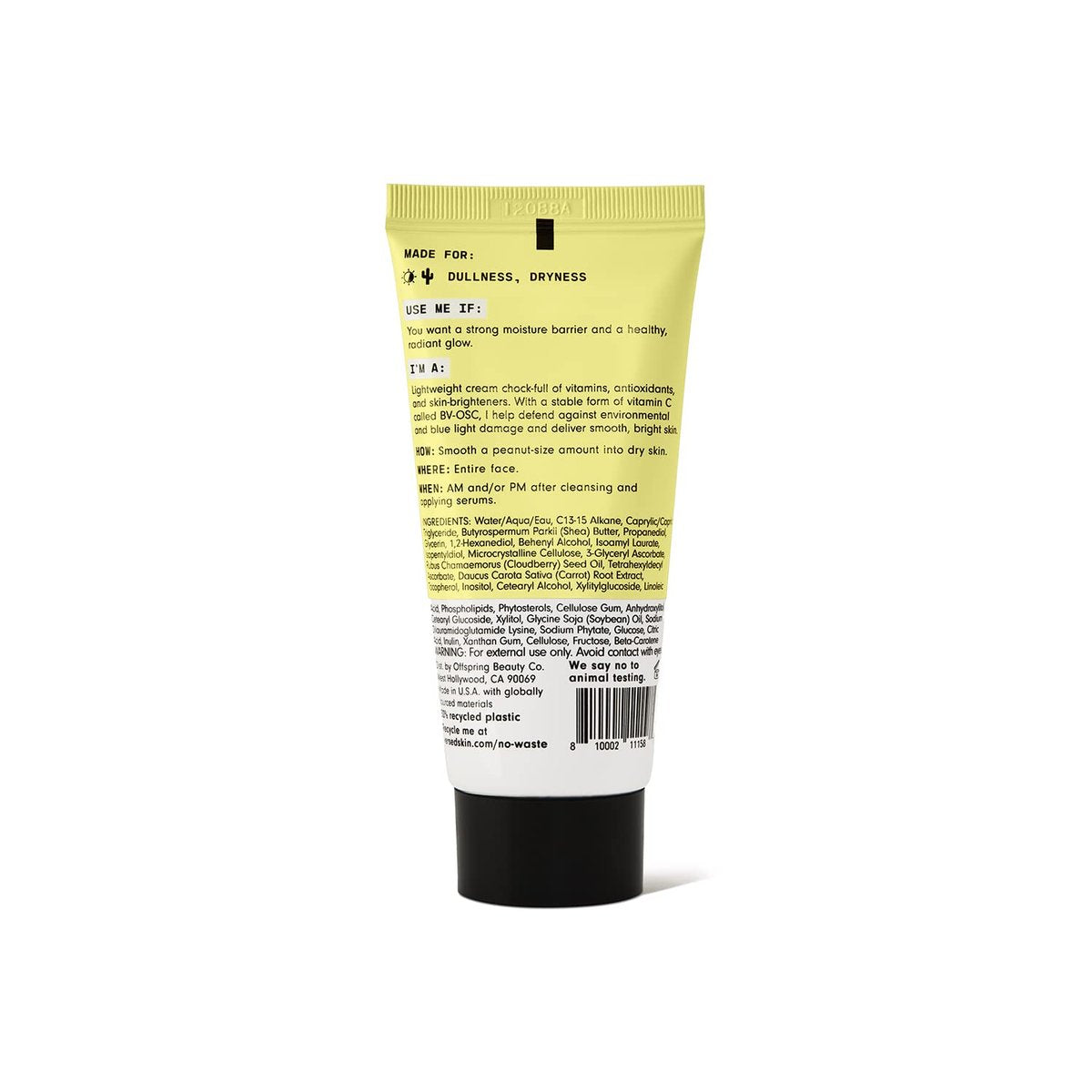 Versed Weekend Glow Daily Brightening Moisturizer - Vitamin C Face Moisturizer with Cloudberry Seed Oil for Discoloration & Uneven Texture - Lightweight, Vegan, 2 oz - görsel 3
