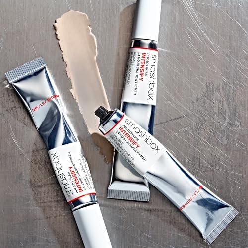 Smashbox Photo Finish Intensify 24 Hour EyeShadow Primer - Nourishing, Long-Lasting Eyeshadow Base with Vitamin E, 0.34 Fl Oz Avelisse