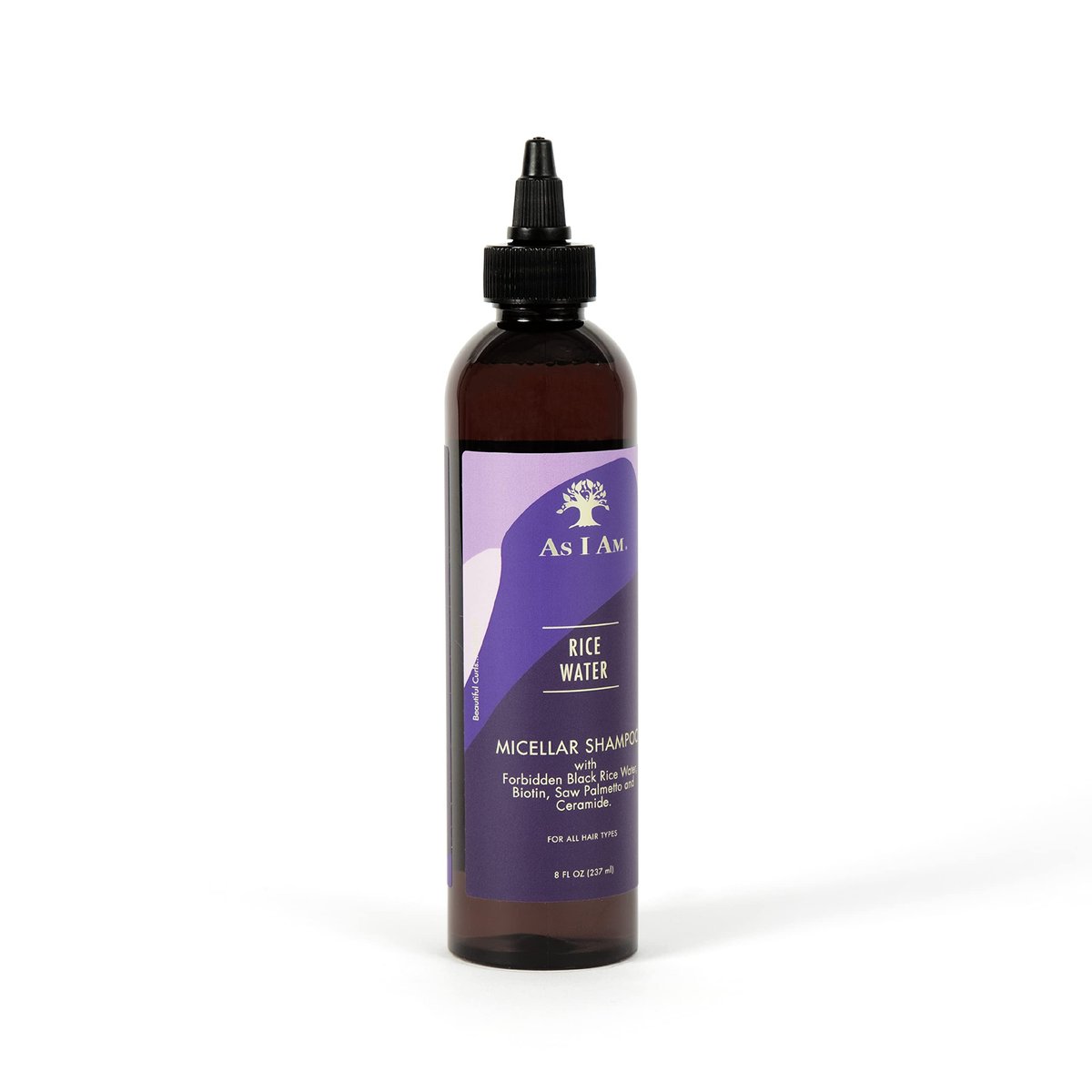 As I Am Rice Water Shampoo 8 oz - Gentle Cleanser with Black Rice, Saw Palmetto, Biotin - Moisturizing, Sulfate Free, Paraben Free - For All Hair Types - görsel 5