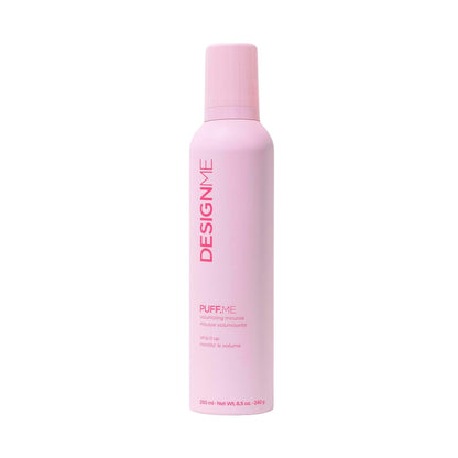 Design.Me PUFF.ME Hair Volumizing Mousse – Lightweight & Flexible Hold for Curls, Waves, or Straight Hair, Paraben & Sulfate-Free, with Vitamin B5 & E, 250mL Avelisse