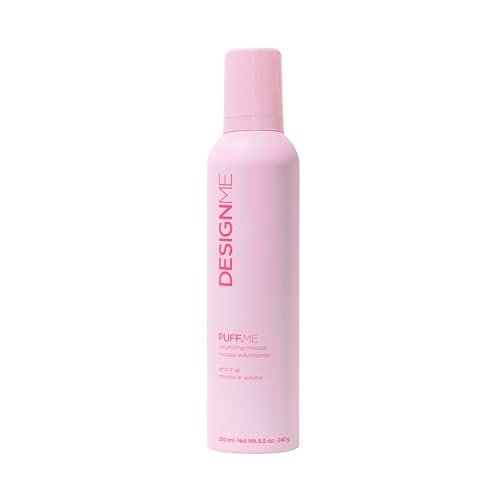 Design.Me PUFF.ME Hair Volumizing Mousse – Lightweight & Flexible Hold for Curls, Waves, or Straight Hair, Paraben & Sulfate-Free, with Vitamin B5 & E, 250mL Avelisse