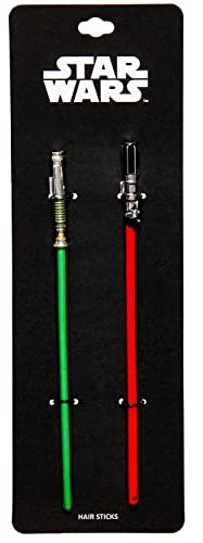 Star Wars Luke Skywalker and Darth Vader Lightsaber Hair Pins – Metal Hair Sticks Avelisse
