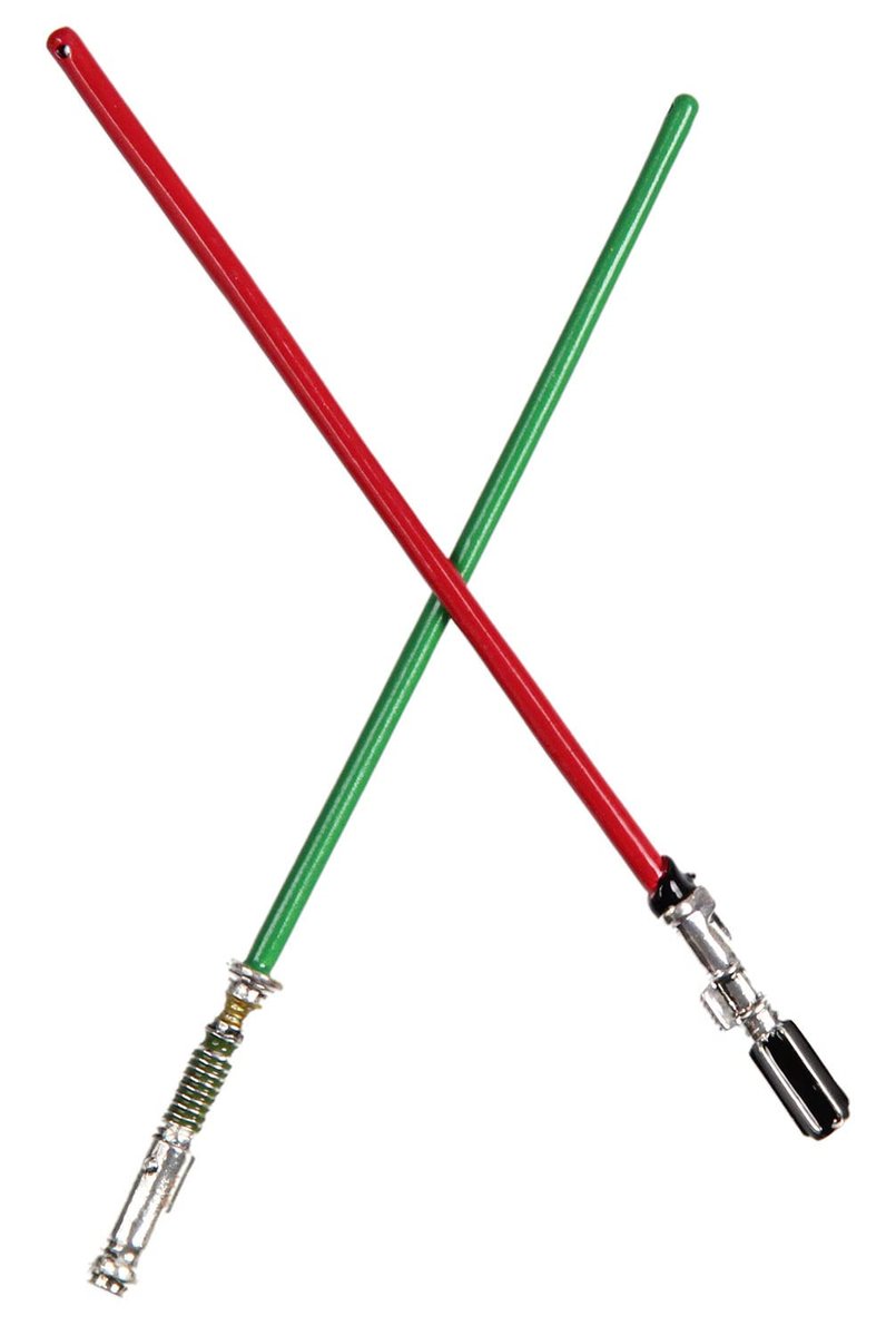 Star Wars Luke Skywalker and Darth Vader Lightsaber Hair Pins – Metal Hair Sticks Avelisse