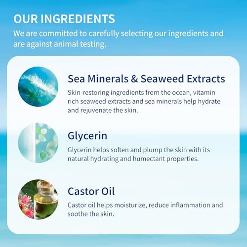 Inis the Energy of the Sea Scented Body Scrub - Exfoliating Body Scrub with Pumice and Seaweed for Soft, Smooth, Moisturized Skin - 7oz Avelisse