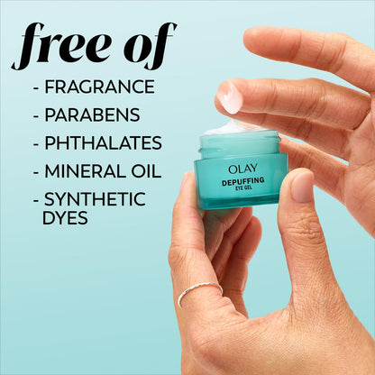 Olay Hyaluronic + Peptide 24 Gel Eye Cream - Fragrance-Free, 0.5 oz (15 mL) Avelisse