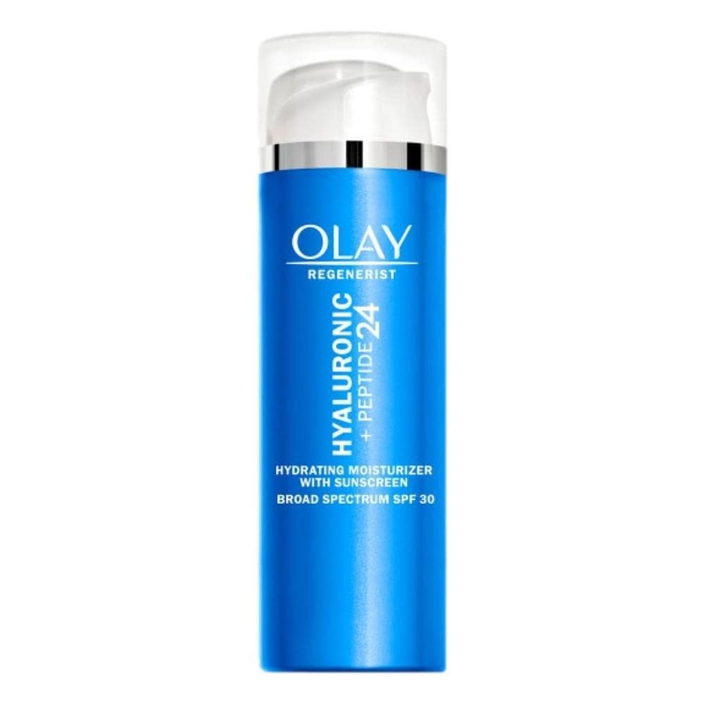 Olay Regenerist Hyaluronic + Peptide 24 Face Moisturizer with SPF 30, Fragrance-Free, 1.7 oz Avelisse