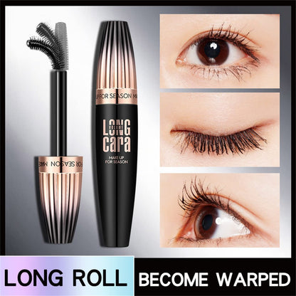 My Amazing Lashes 4D Silk Fiber Lash Mascara - Black, Volume & Length, Waterproof, Smudge Proof, Natural, Long Lasting