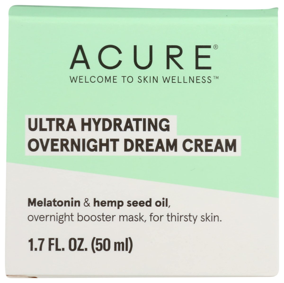 Acure Ultra Hydrating Overnight Dream Facial Cream - Vegan Night Cream for Deep Moisturization, 1.7 oz - görsel 1