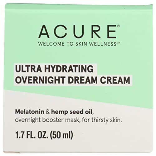 Acure Ultra Hydrating Overnight Dream Facial Cream - Vegan Night Cream for Deep Moisturization, 1.7 oz - görsel 2