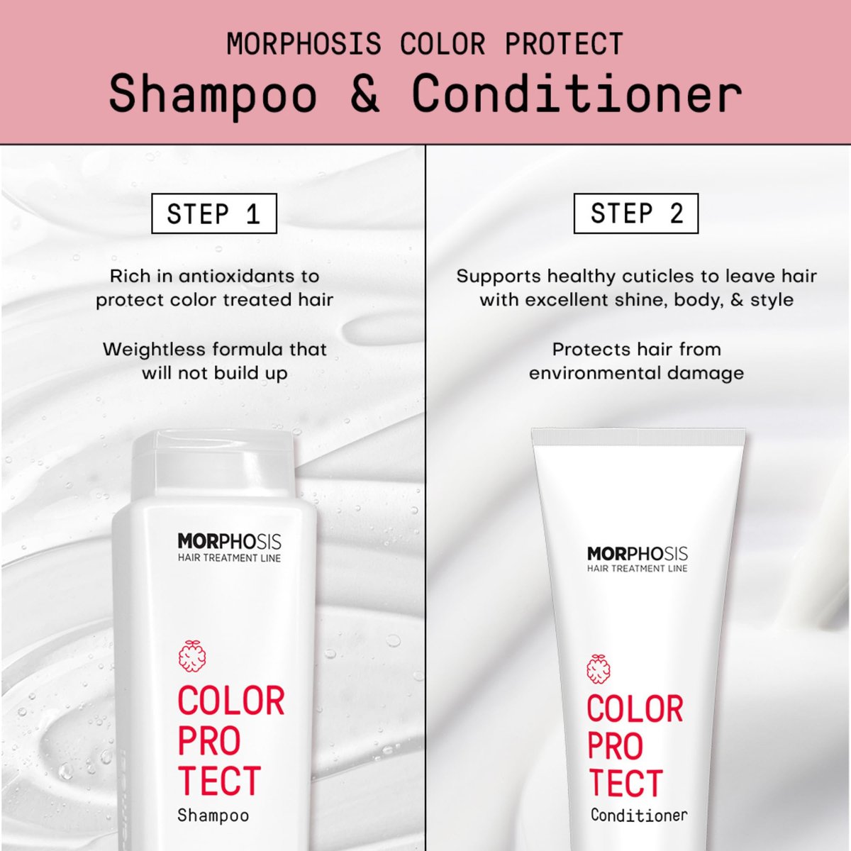 FRAMESI Morphosis Color Protect Conditioner 8.4 fl oz – Color-Treated Hair Care - görsel 9