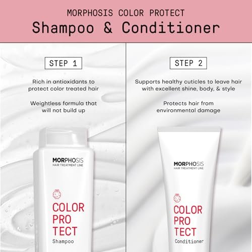 FRAMESI Morphosis Color Protect Conditioner 8.4 fl oz – Color-Treated Hair Care - görsel 10