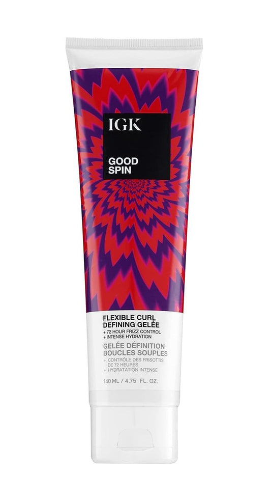 IGK GOOD SPIN Flexible Curl Defining Gelee - Hydrating, Frizz Control & Hold - Vegan & Cruelty Free - 4.75 oz Avelisse