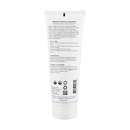 FRAGFRE Intense Hydrating Shampoo 8 oz - Fragrance Free Hypoallergenic Sulfate Free Moisturizing Shampoo for Sensitive Scalps & Color-Treated Hair Avelisse
