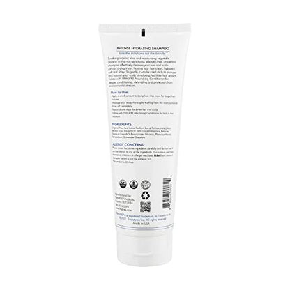 FRAGFRE Intense Hydrating Shampoo 8 oz - Fragrance Free Hypoallergenic Sulfate Free Moisturizing Shampoo for Sensitive Scalps & Color-Treated Hair Avelisse