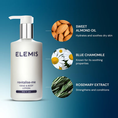 ELEMIS Revitalise-Me Hand & Body Lotion - Hydrating & Revitalizing Moisturizer Avelisse
