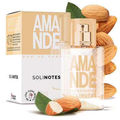 Solinotes Almond Eau de Parfum – Delicate Floral & Soothing Scent for Women and Men | 1.7 Fl Oz (50 ml) | Clean, Cruelty Free, Vegan, Made in France