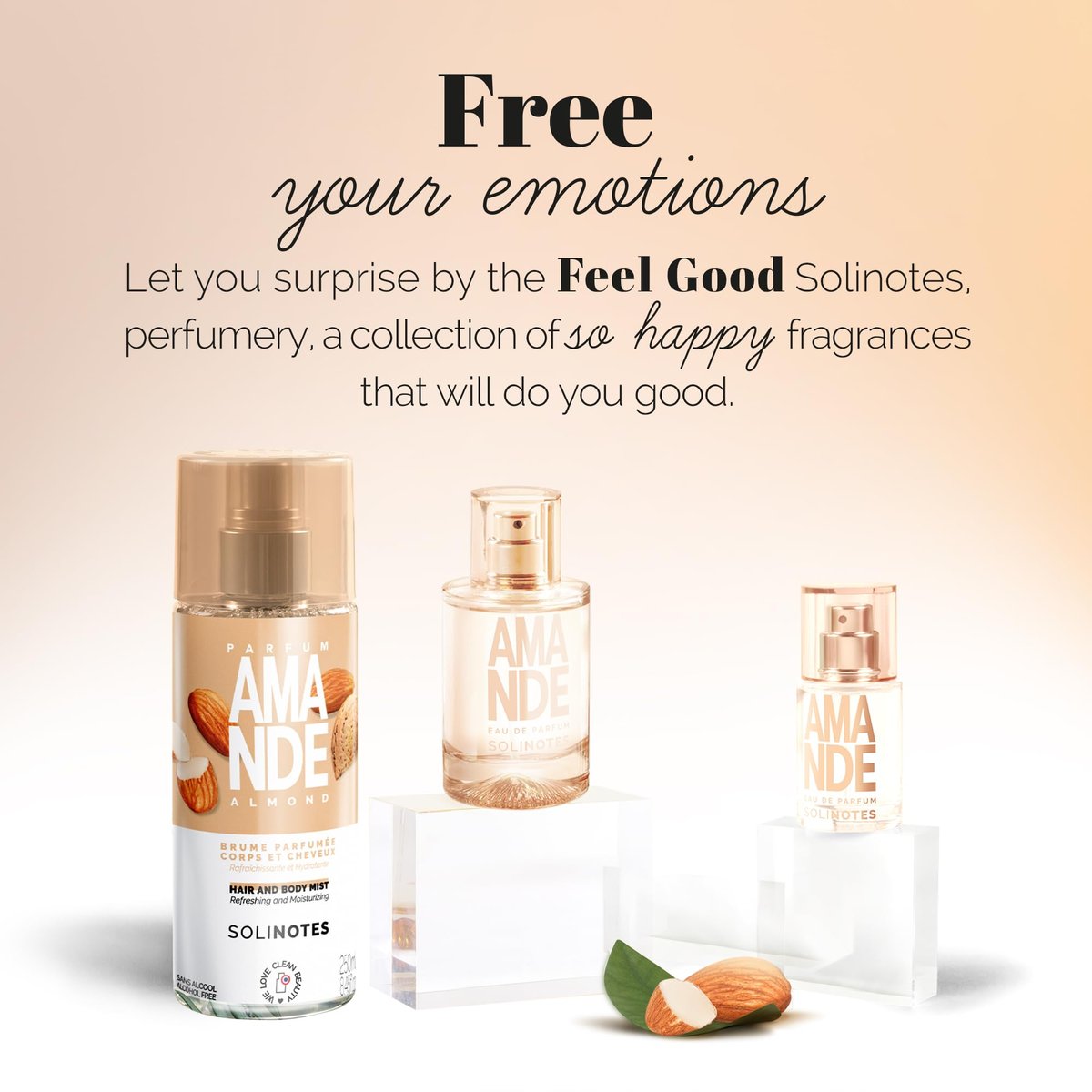 Solinotes Almond Eau de Parfum – Delicate Floral & Soothing Scent for Women and Men | 1.7 Fl Oz (50 ml) | Clean, Cruelty Free, Vegan, Made in France - görsel 13