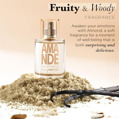 Solinotes Almond Eau de Parfum – Delicate Floral & Soothing Scent for Women and Men | 1.7 Fl Oz (50 ml) | Clean, Cruelty Free, Vegan, Made in France