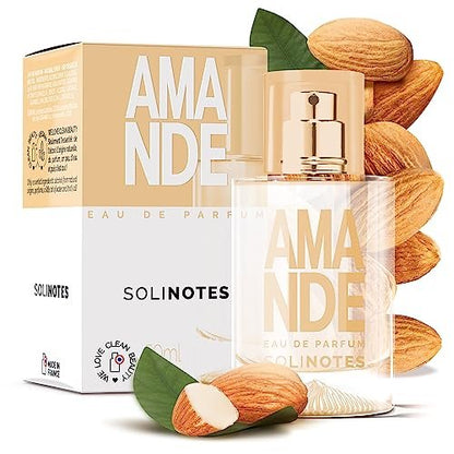 Solinotes Almond Eau de Parfum – Delicate Floral & Soothing Scent for Women and Men | 1.7 Fl Oz (50 ml) | Clean, Cruelty Free, Vegan, Made in France