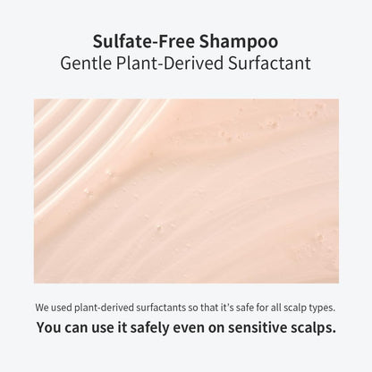 GROWUS Damage Therapy Shampoo - Salicylic Acid, Niacinamide, Dexpanthenol, Protein - Nourishing Shampoo for Frizzy and Damaged Hair, Paraben & Sulfate Free, 16.9 Fl Oz (500ml) Avelisse