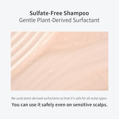 GROWUS Damage Therapy Shampoo - Salicylic Acid, Niacinamide, Dexpanthenol, Protein - Nourishing Shampoo for Frizzy and Damaged Hair, Paraben & Sulfate Free, 16.9 Fl Oz (500ml) Avelisse