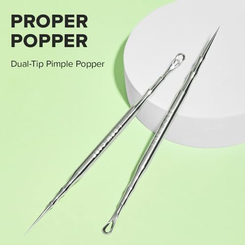 I DEW CARE Proper Popper Dual-Tip Pimple Tool – Stainless Steel Blackhead Remover & Blemish Extractor - görsel 4