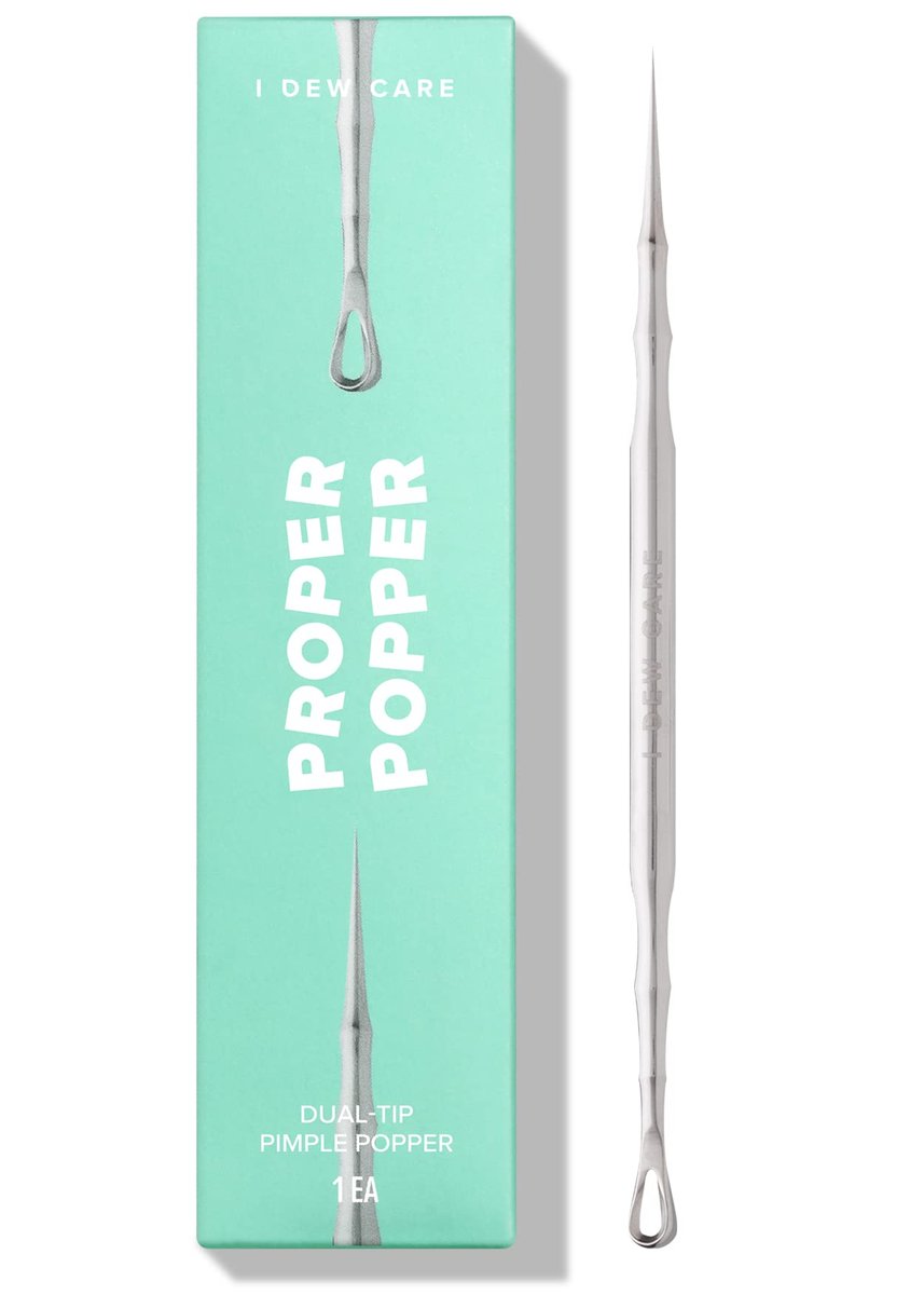 I DEW CARE Proper Popper Dual-Tip Pimple Tool – Stainless Steel Blackhead Remover & Blemish Extractor - görsel 1