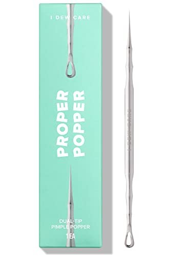 I DEW CARE Proper Popper Dual-Tip Pimple Tool – Stainless Steel Blackhead Remover & Blemish Extractor