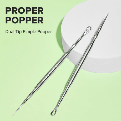 I DEW CARE Proper Popper Dual-Tip Pimple Tool – Stainless Steel Blackhead Remover & Blemish Extractor
