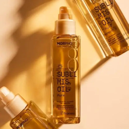 FRAMESI Morphosis Sublimis Pure Hair Oil 3.4 fl oz - Moisturizing & Revitalizing Treatment with Natural Ingredients, Color Safe Avelisse