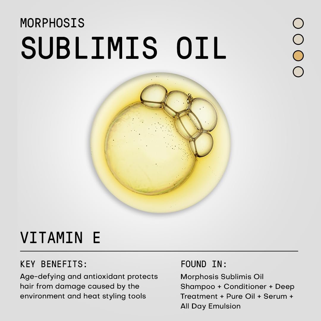 FRAMESI Morphosis Sublimis Oil Deep Treatment 8.4 fl oz – Moisturizing Hair Treatment for Dry, Curly, Natural & Relaxed Hair - görsel 3