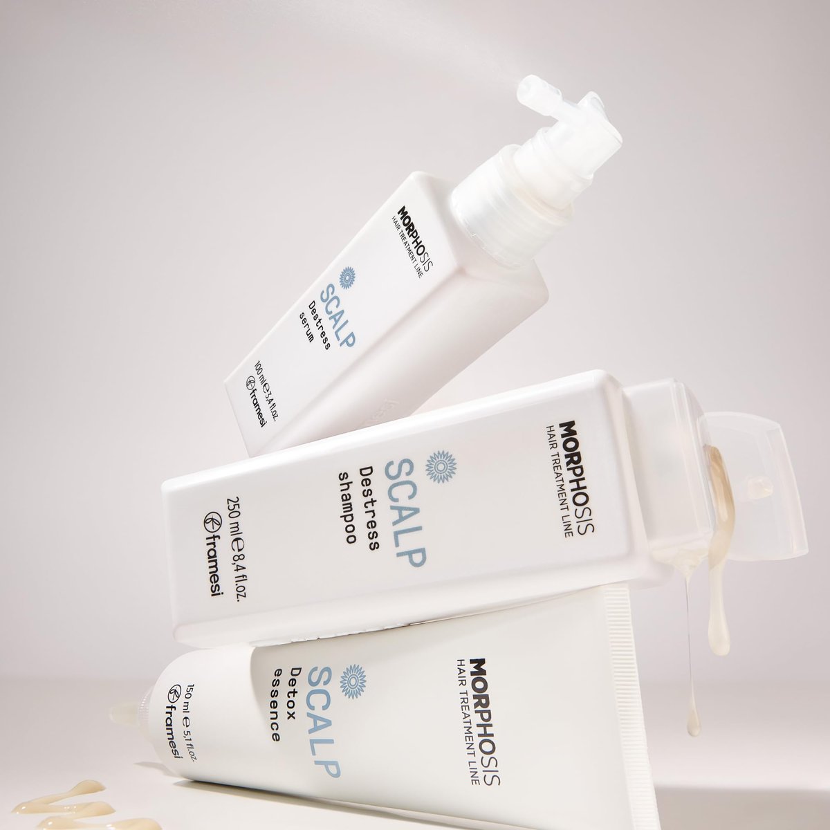 FRAMESI Morphosis Scalp Destress Serum – Soothing Leave-In Scalp Treatment for Sensitive Scalps, 3.4 fl oz - görsel 3