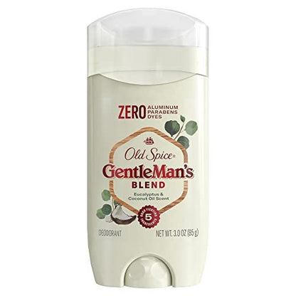 Old Spice GentleMan's Blend Aluminum Free Deodorant, Eucalyptus with Coconut Oil, 3 oz