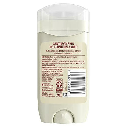 Old Spice GentleMan's Blend Aluminum Free Deodorant, Eucalyptus with Coconut Oil, 3 oz