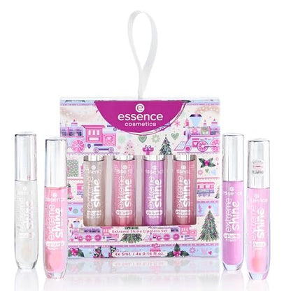 Essence Extreme Shine Volume Lipgloss Gift Set - 4 Shades in 1 Set, Vegan & Cruelty Free Lip Gloss Avelisse