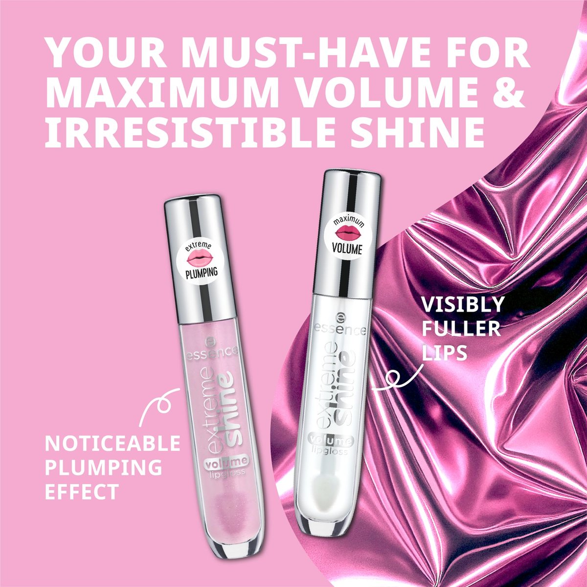 Essence Extreme Shine Volume Lipgloss Gift Set - 4 Shades in 1 Set, Vegan & Cruelty Free Lip Gloss Avelisse