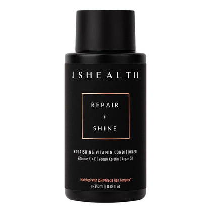 JSHealth Nourishing Conditioner - Vitamin-Enriched Deep Treatment for Dry, Colored Hair - With Keratin, Argan Oil, and Vitamins C & E | Sulfate-Free, Vegan, 350ml Avelisse