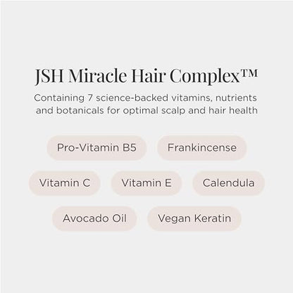 JSHealth Nourishing Conditioner - Vitamin-Enriched Deep Treatment for Dry, Colored Hair - With Keratin, Argan Oil, and Vitamins C & E | Sulfate-Free, Vegan, 350ml Avelisse